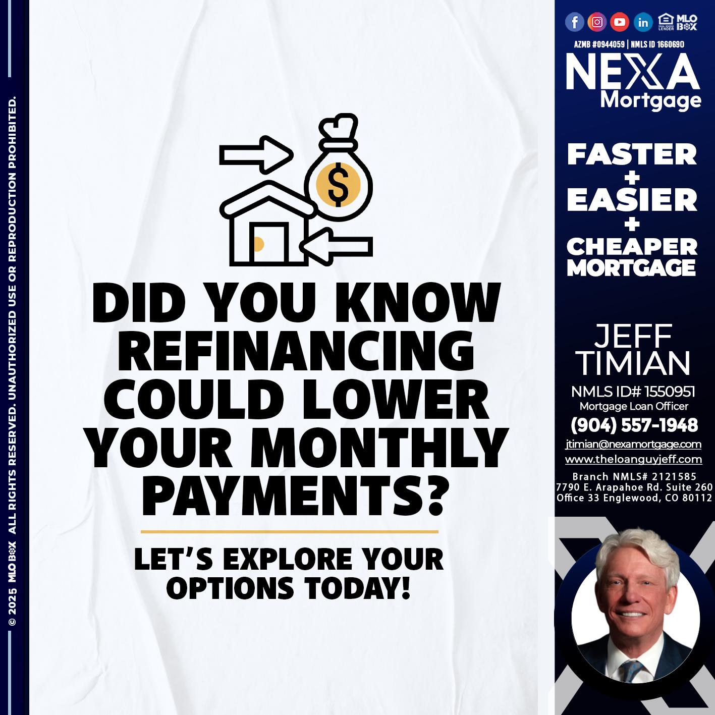 DID YOU KNOW - Jeff Timian -Mortgage Loan Officer