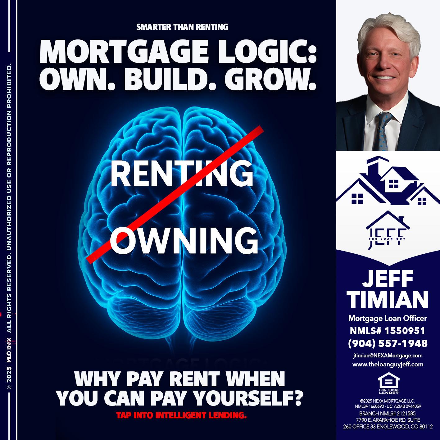 mortgage logic - Jeff Timian -Mortgage Loan Officer
