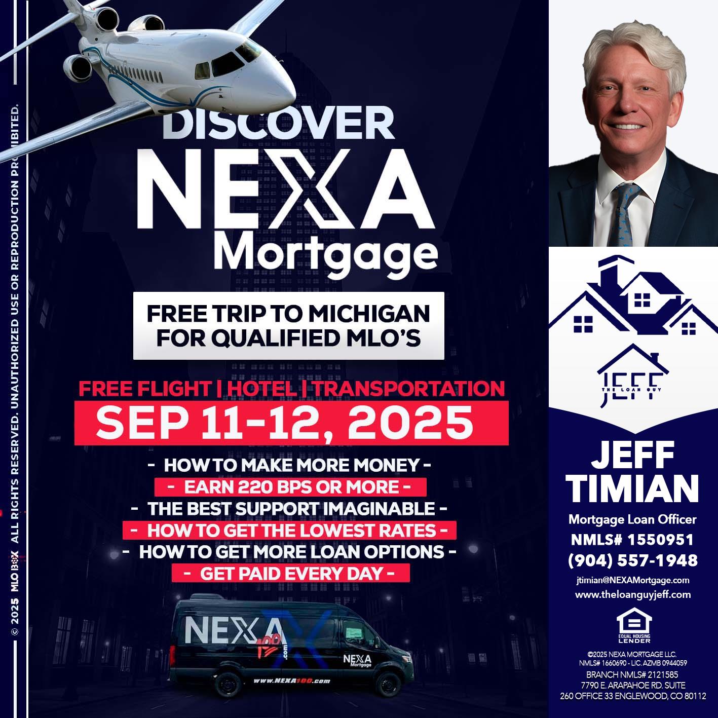 DISCOVER NEXA MORTGAGE - Jeff Timian -Mortgage Loan Officer