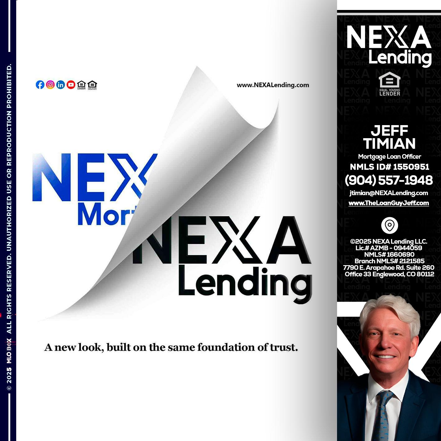 NEXA LENDING - Jeff Timian -Mortgage Loan Officer