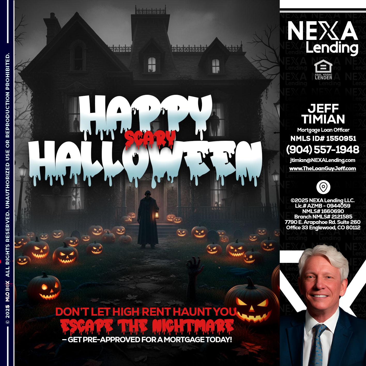 HAPPY HALLOWEEN - Jeff Timian -Mortgage Loan Officer
