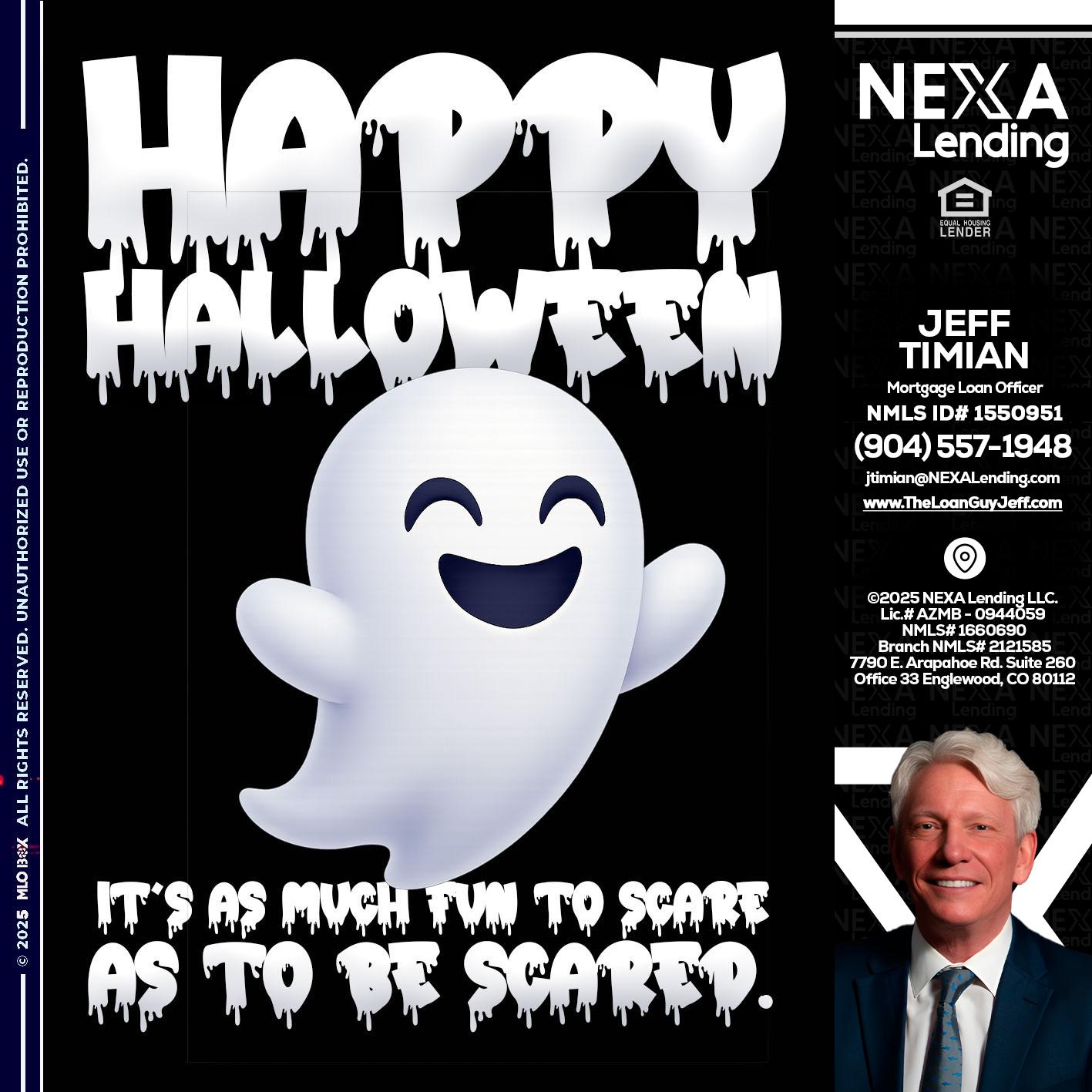 HAPPY HALLOWEEN - Jeff Timian -Mortgage Loan Officer