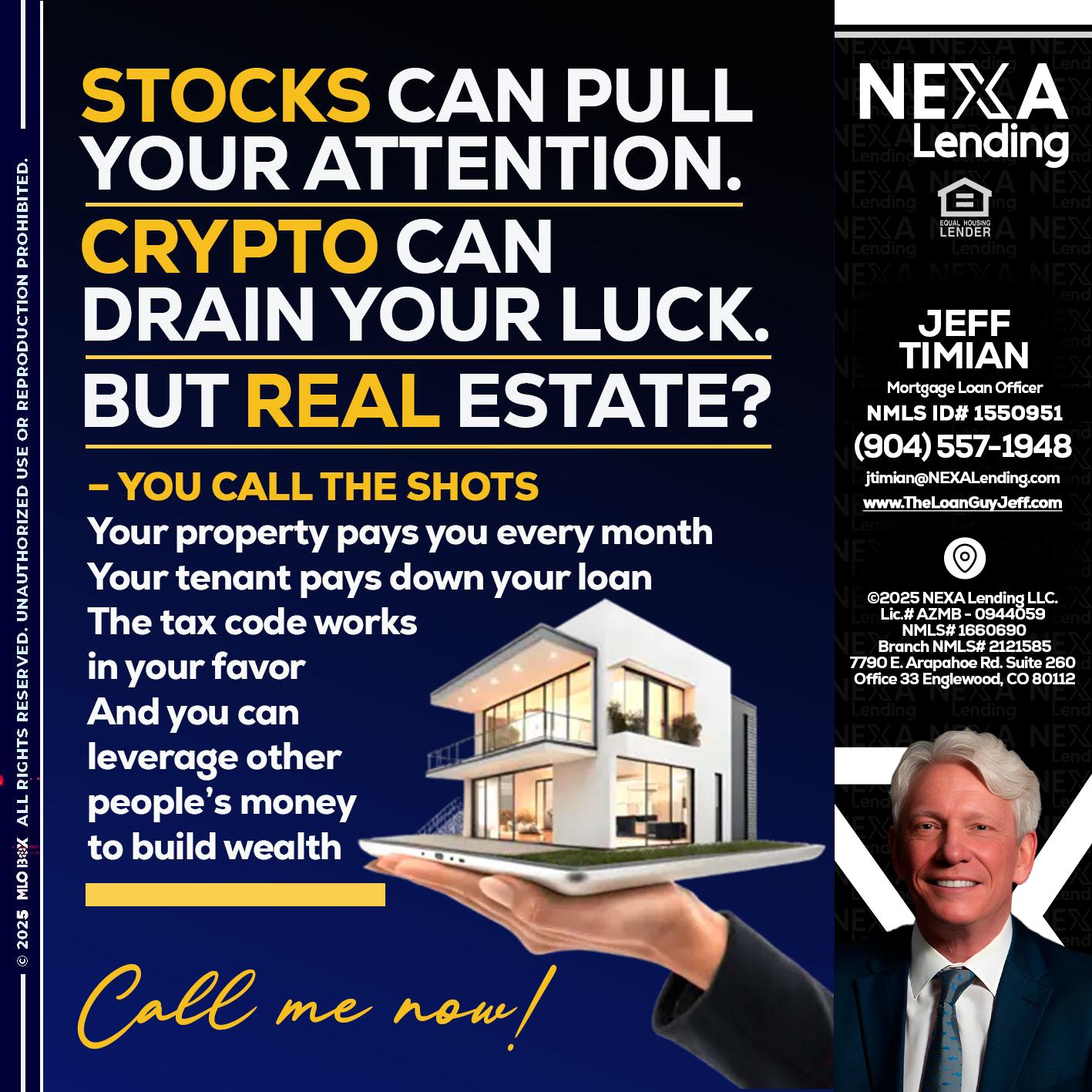 STOCK YOUR - Jeff Timian -Mortgage Loan Officer