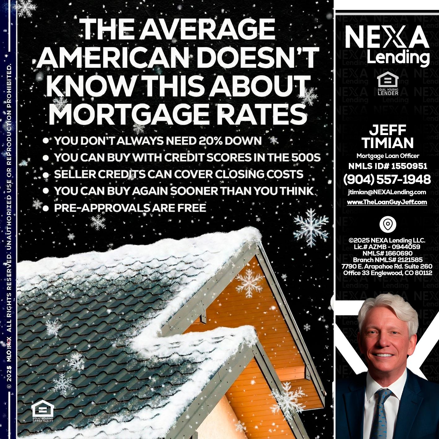 THE AVERAGE - Jeff Timian -Mortgage Loan Officer