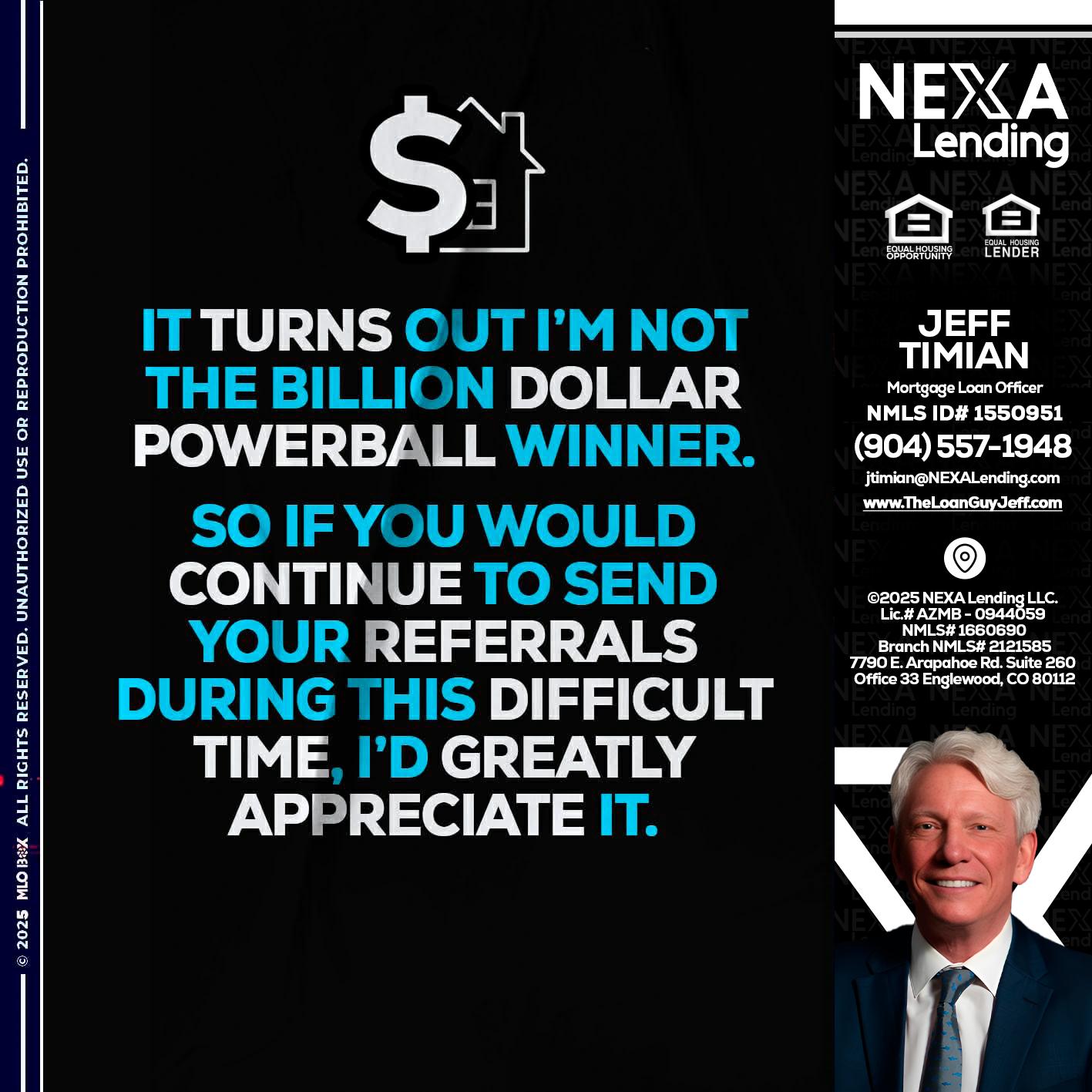 IT TURNS - Jeff Timian -Mortgage Loan Officer