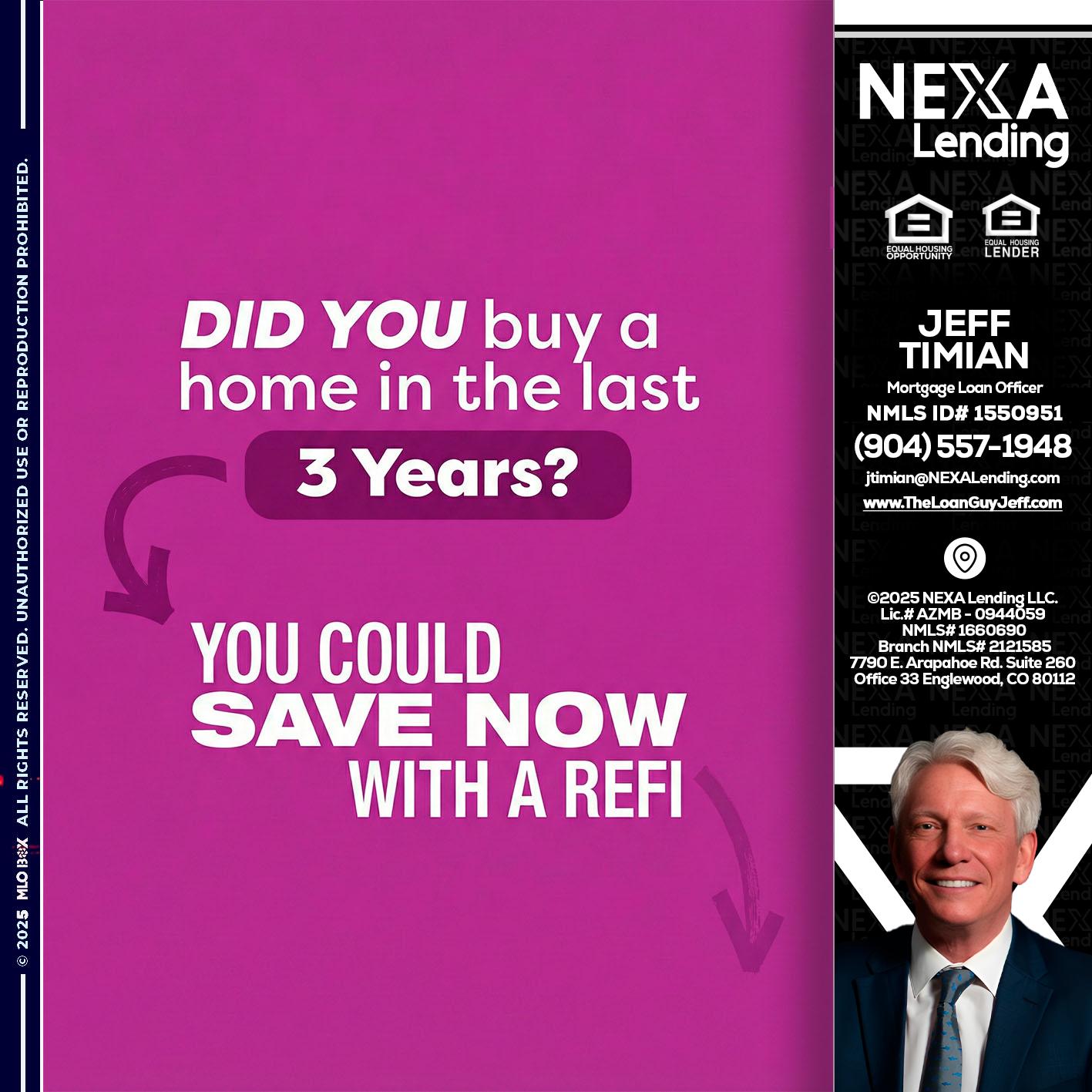 did you - Jeff Timian -Mortgage Loan Officer