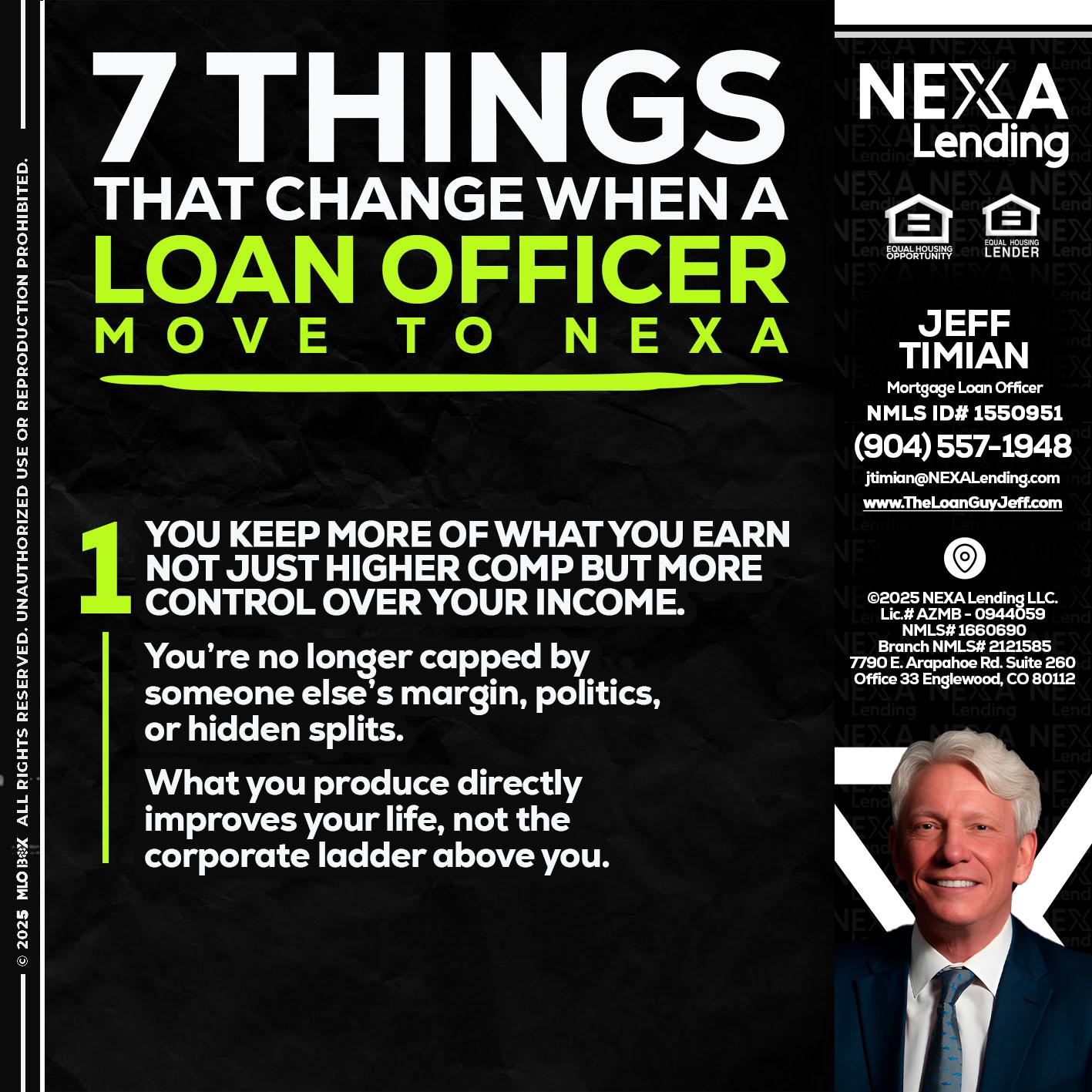 7 THINGS (1) - Jeff Timian -Mortgage Loan Officer