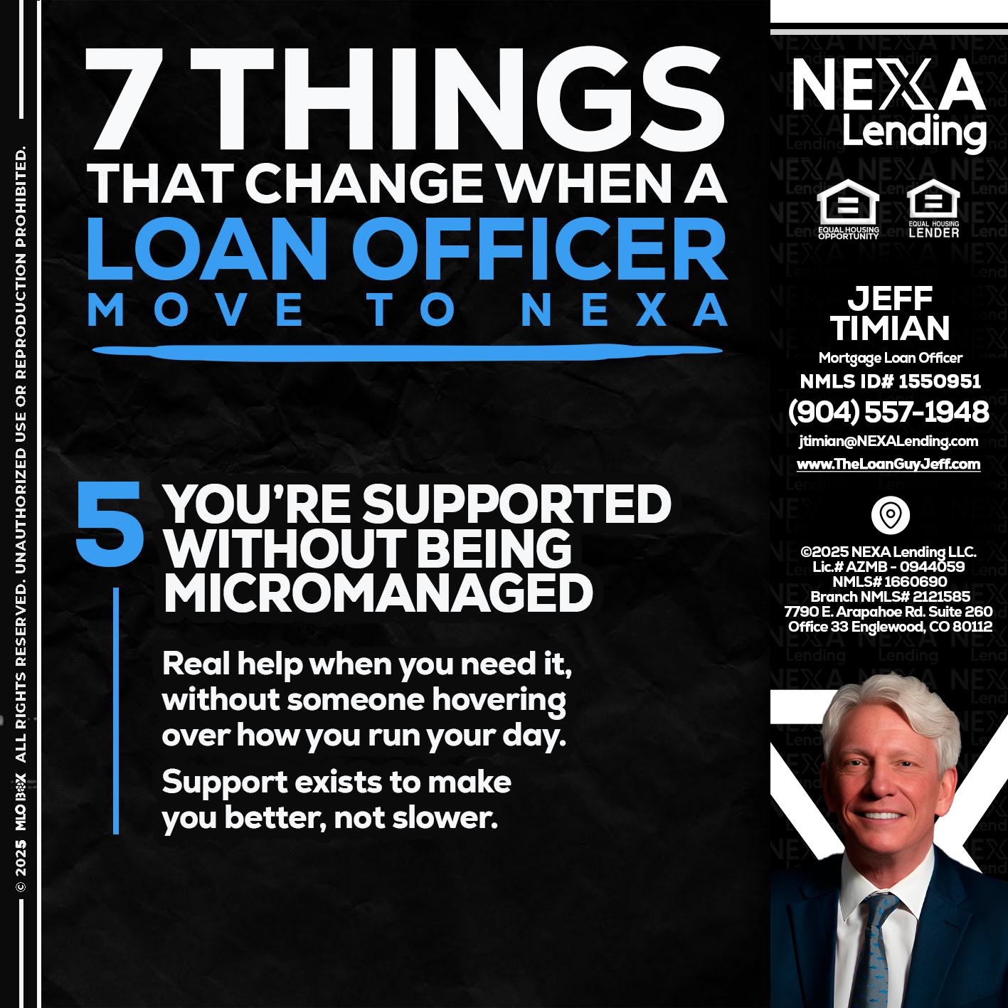 7 THINGS (5) - Jeff Timian -Mortgage Loan Officer