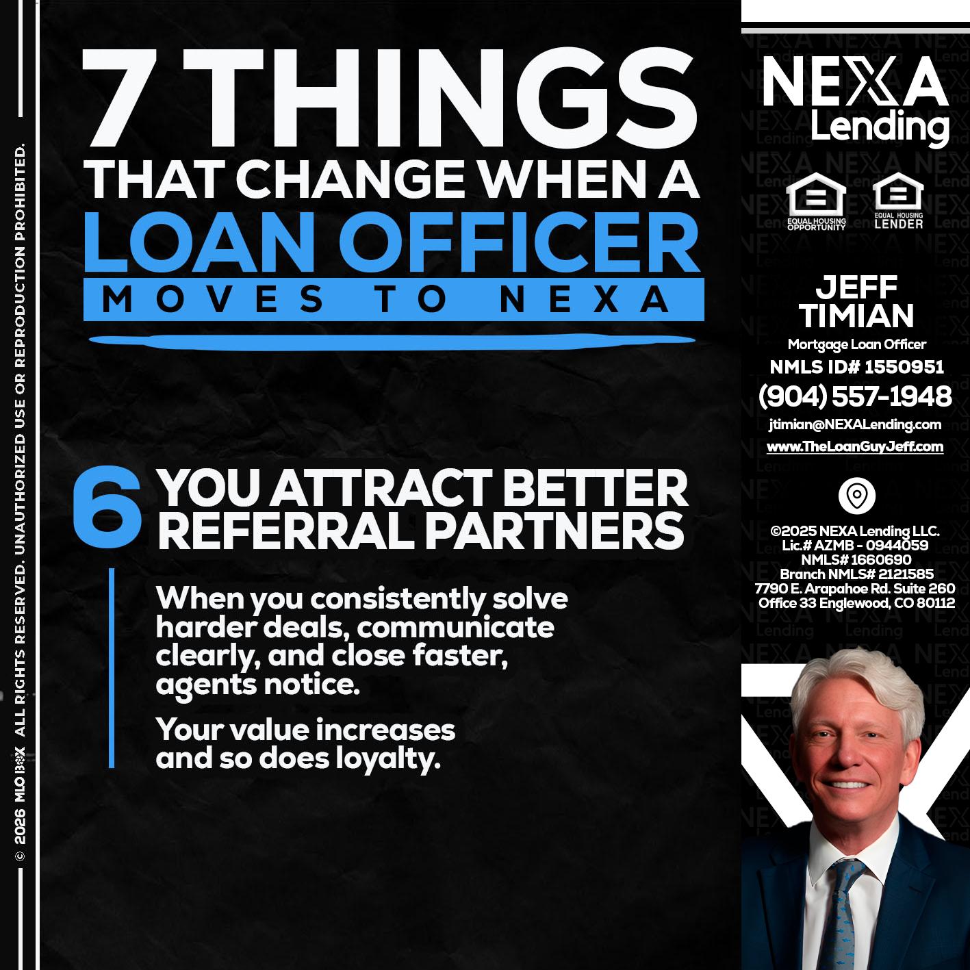 7 THINGS (6) - Jeff Timian -Mortgage Loan Officer