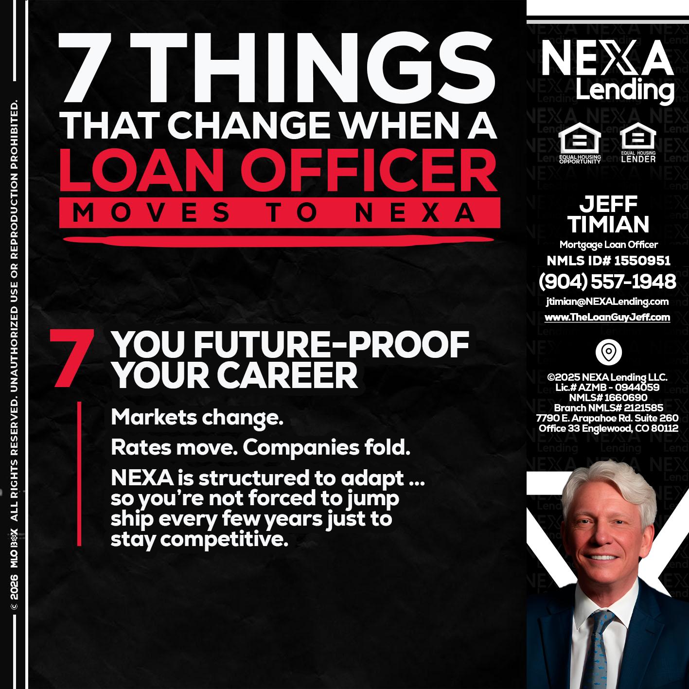 7 THINGS (7) - Jeff Timian -Mortgage Loan Officer