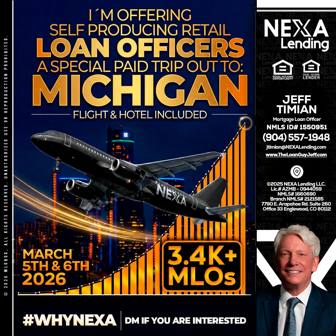 MICHIGAN - Jeff Timian -Mortgage Loan Officer