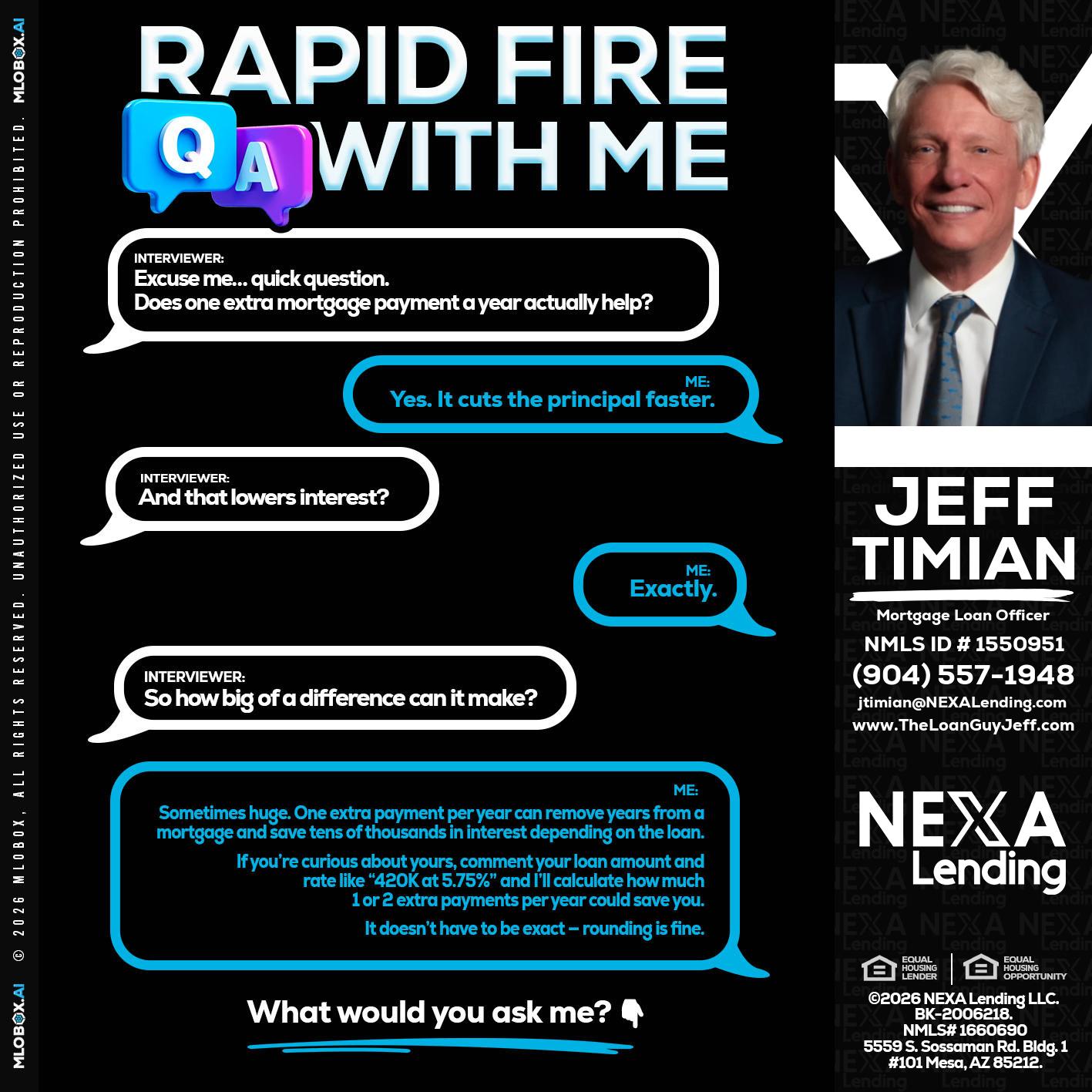 RAPID Q&A - Jeff Timian -Mortgage Loan Officer