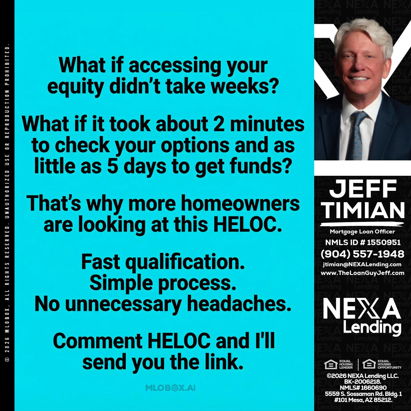 what if - Jeff Timian -Mortgage Loan Officer