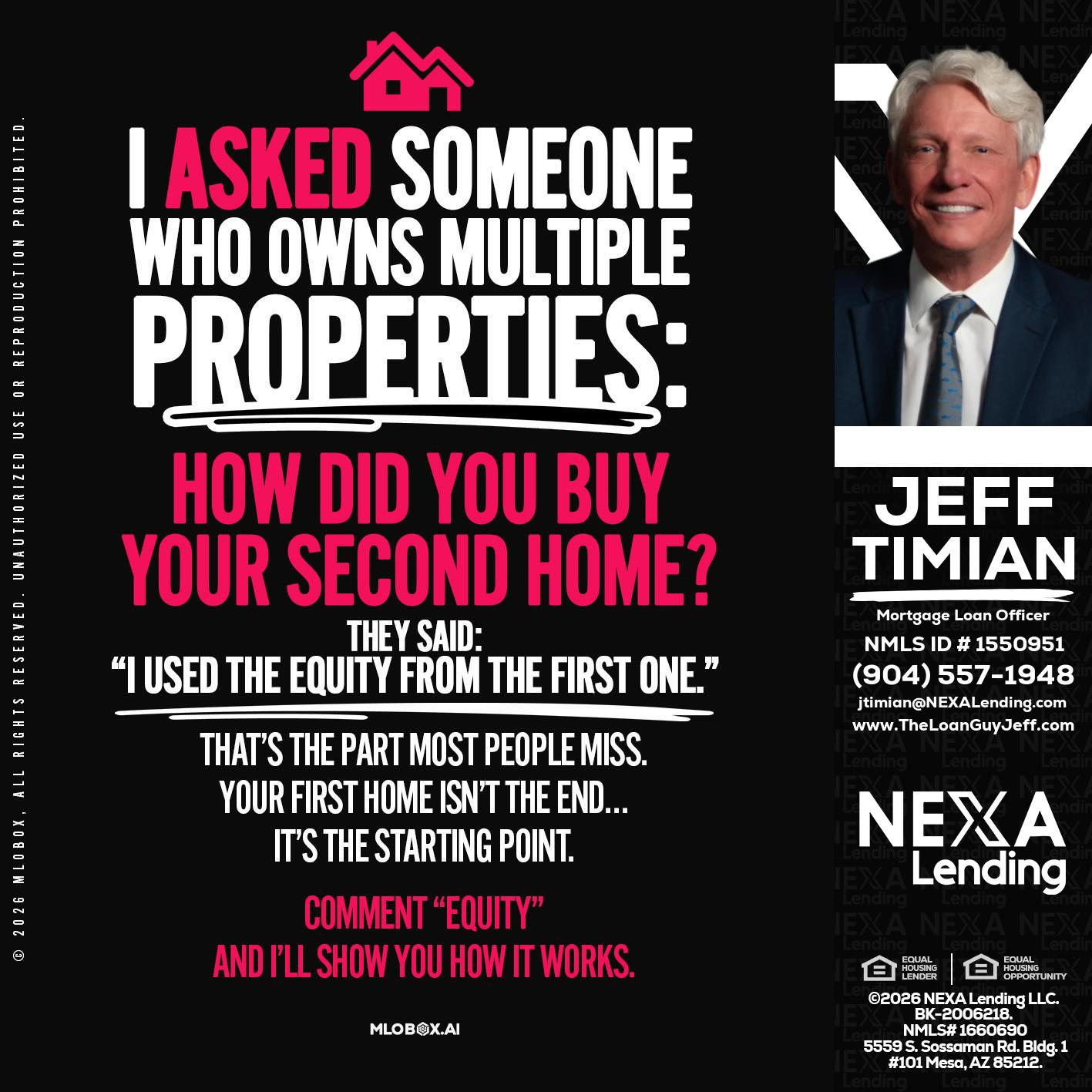 I ASKED SOMEONE - Jeff Timian -Mortgage Loan Officer