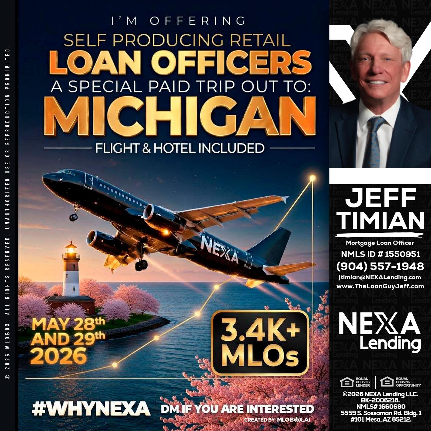 MICHIGAN TRIP - Jeff Timian -Mortgage Loan Officer
