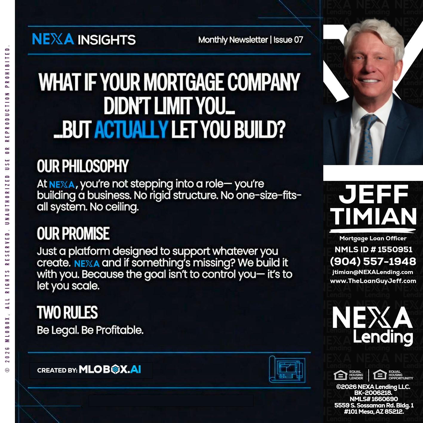 NEXA INSIGHTS - Jeff Timian -Mortgage Loan Officer
