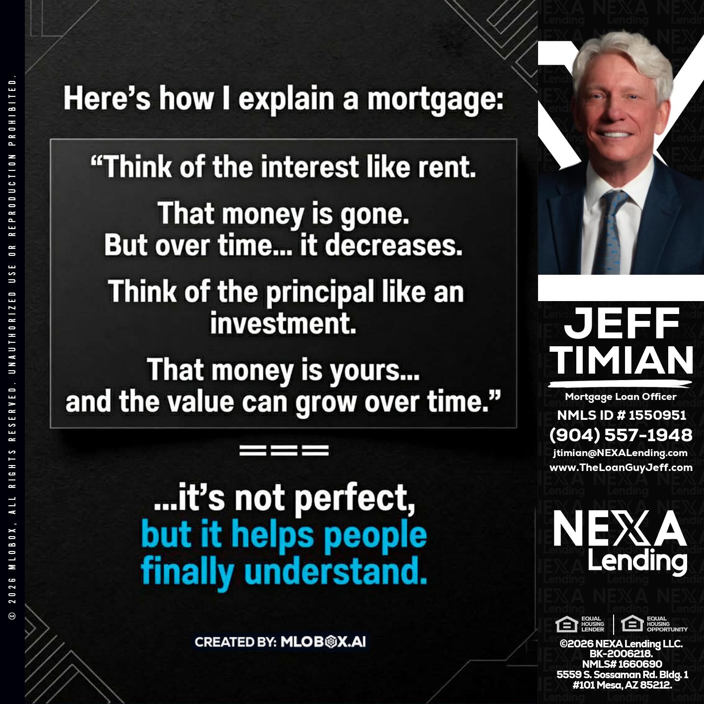 HERES NOW - Jeff Timian -Mortgage Loan Officer