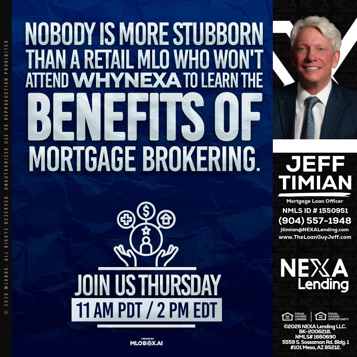 WHY NEXA - Jeff Timian -Mortgage Loan Officer