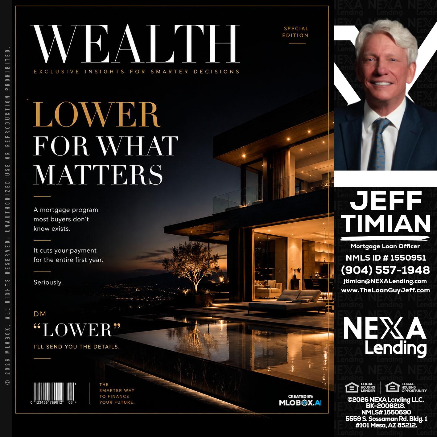 WEALTH - Jeff Timian -Mortgage Loan Officer