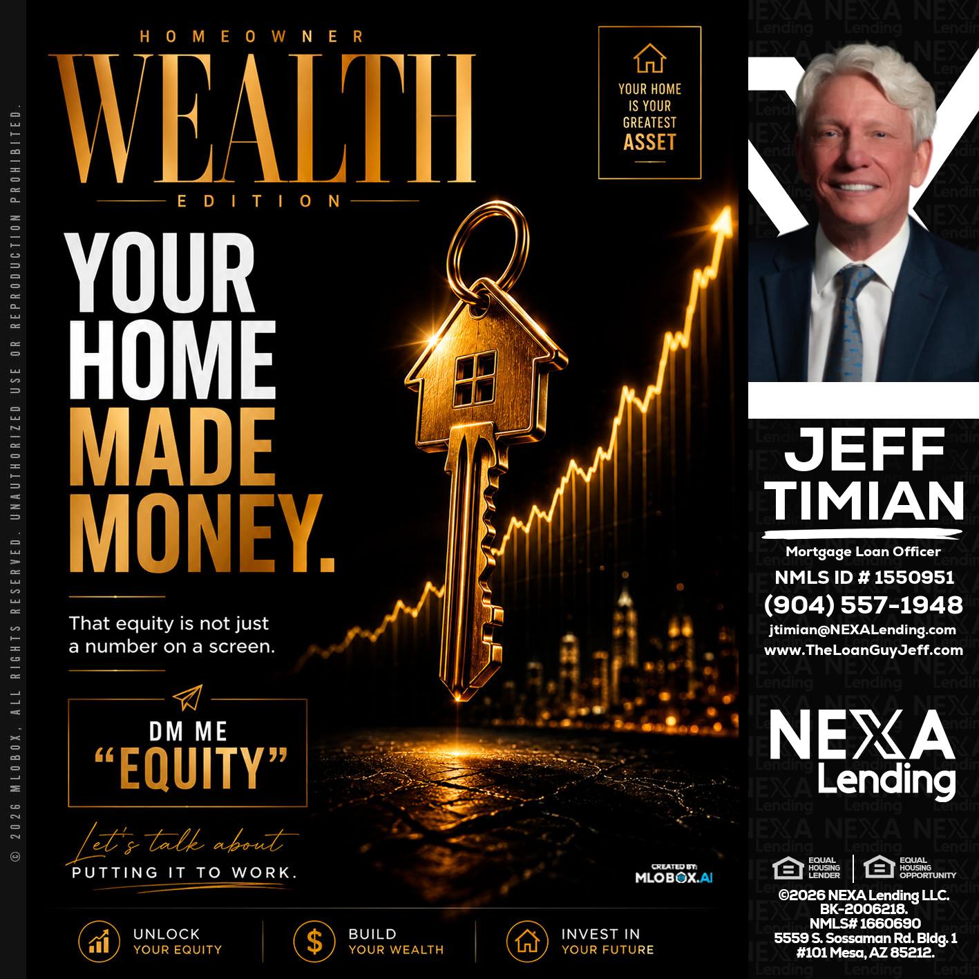 YOUR HOME MADE - Jeff Timian -Mortgage Loan Officer