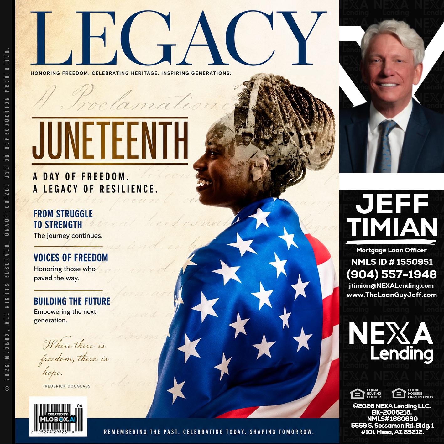 LEGACY - Jeff Timian -Mortgage Loan Officer