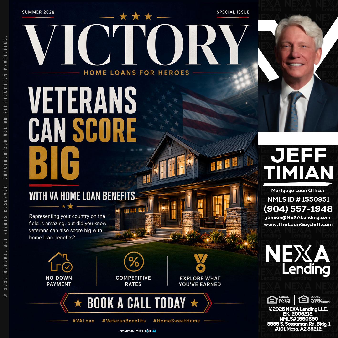 VICTORY - Jeff Timian -Mortgage Loan Officer
