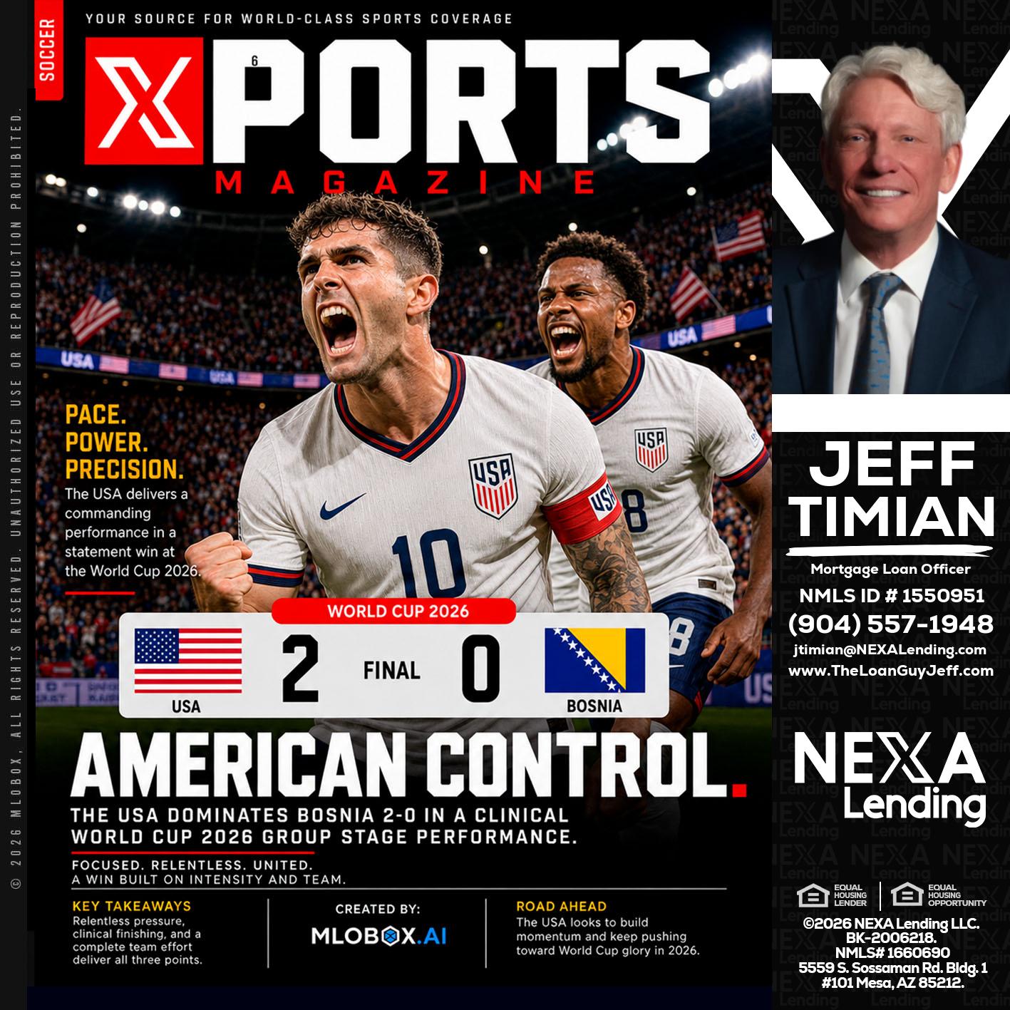 AMERICAN CONTROL - Jeff Timian -Mortgage Loan Officer