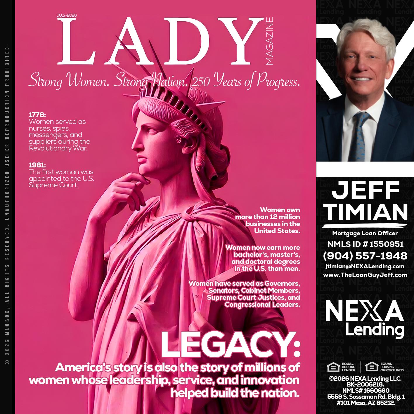 LADY LIBERTY! - Jeff Timian -Mortgage Loan Officer