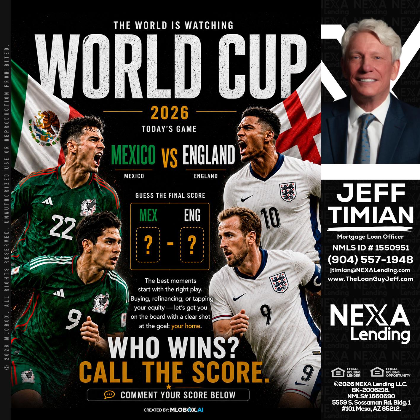WHO'S WIN - Jeff Timian -Mortgage Loan Officer