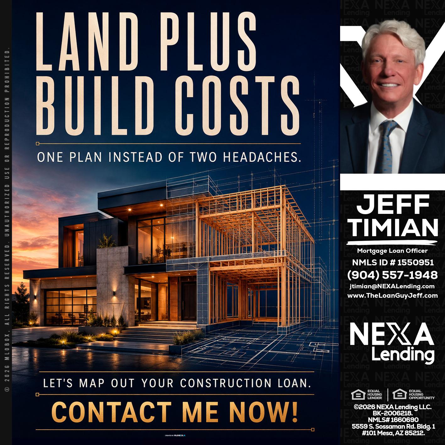 LAND PLUS - Jeff Timian -Mortgage Loan Officer