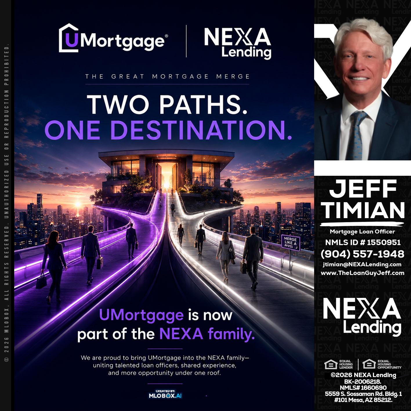 two path - Jeff Timian -Mortgage Loan Officer
