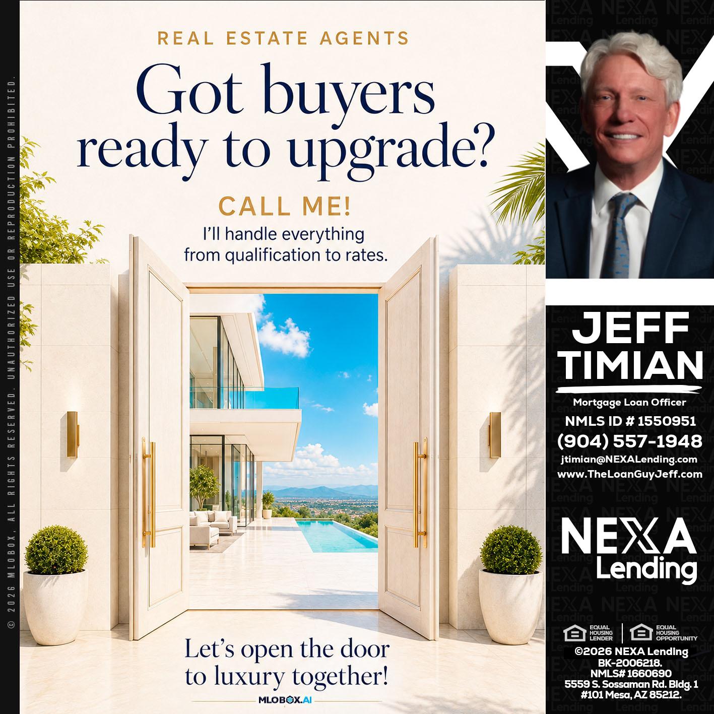 got buyers? - Jeff Timian -Mortgage Loan Officer